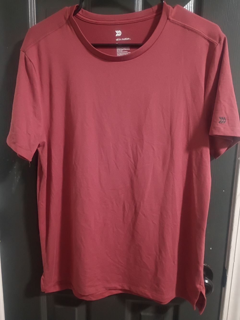 All in Motion Women Short-Sleeve Performance T-Shirt - Red